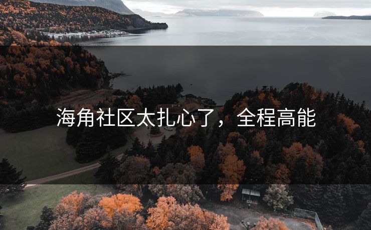 海角社区太扎心了，全程高能