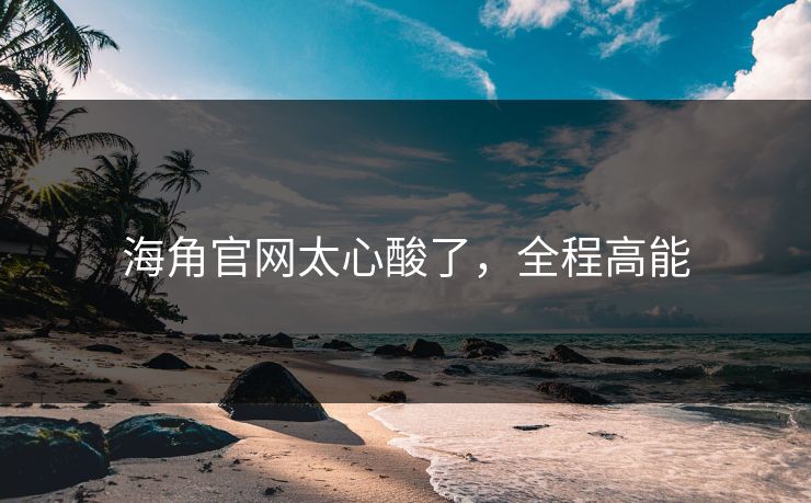海角官网太心酸了，全程高能