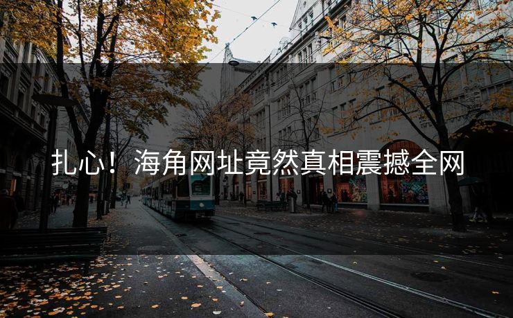 扎心！海角网址竟然真相震撼全网